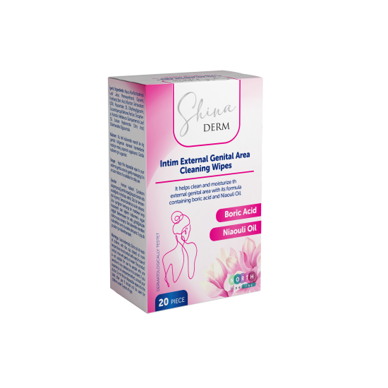 SHİNA DERM İNTİM DIŞ GENİTAL BÖLGE TEMİZLEME MENDİLİ 20 Adet SHİNA DERM İNTİM DIŞ GENİTAL BÖLGE TEMİZLEME MENDİLİ 20 Adet